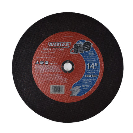 Diablo's Premium 14"x1/8"x1" Metal High Speed Cut Off Discs