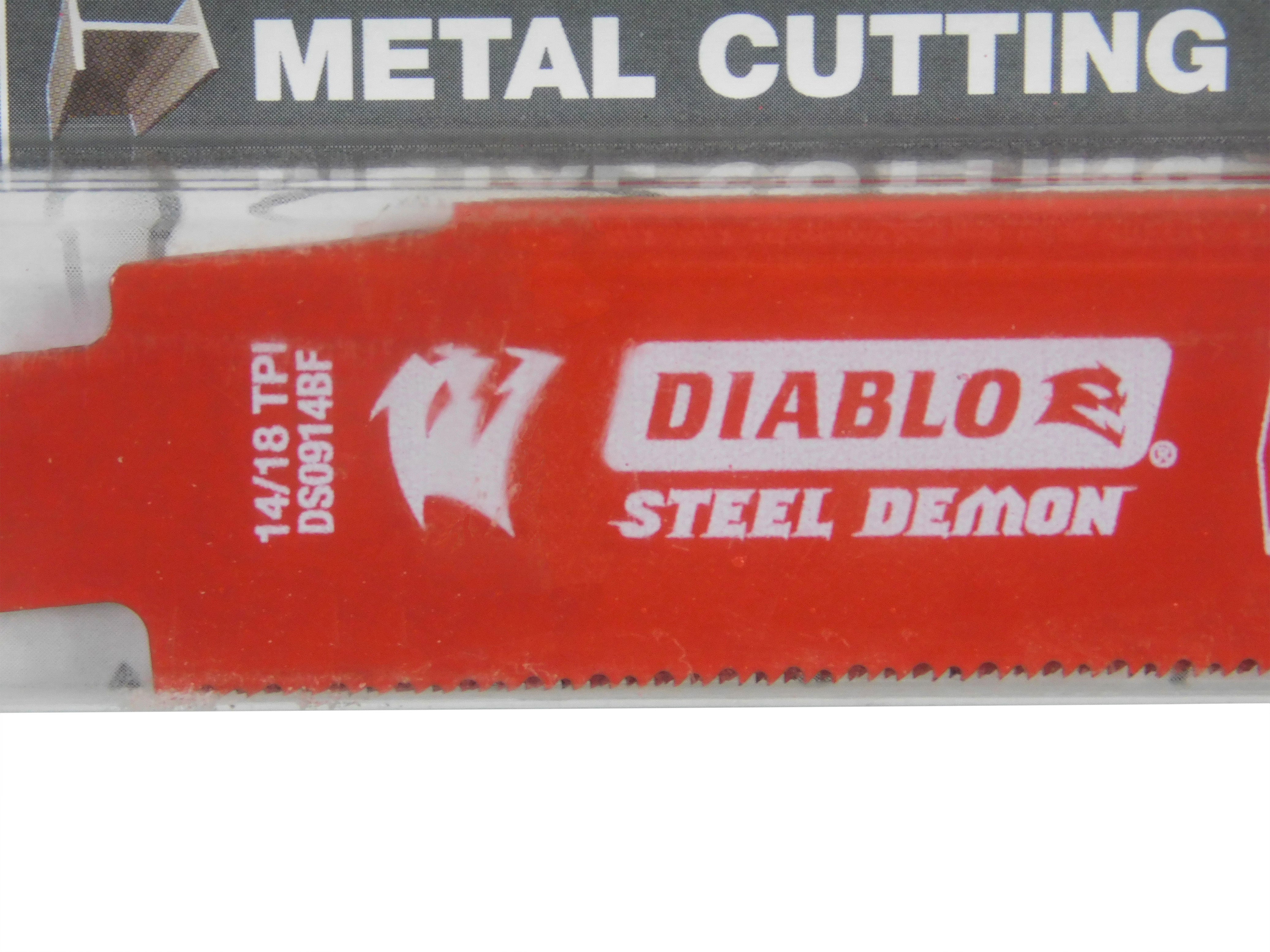 Diablo DS0914BF5 Steel Demon 9 in. 18Tpi Reciprocating Saw Blade