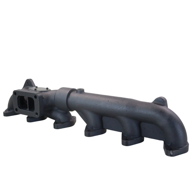 Diesel Power Source T4i Exhaust Manifold 2007-2018 Dodge Ram 6.7L Cummins Turbo High Flow Cast Iron Direct Bolt-On Replacement Faster Spool Performance Upgrade OEM 5135789AB 5135789AC 5135789AD