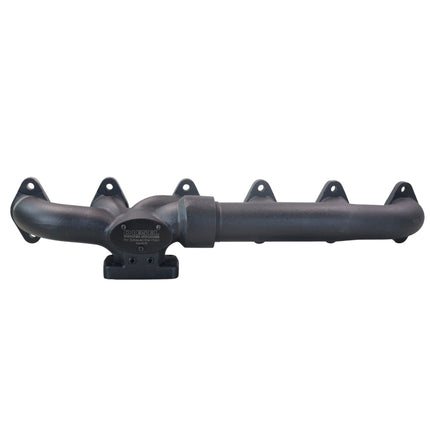 Diesel Power Source Fummins Conversion Kit: 2-Piece T3 Exhaust Manifold + 19" Stainless Turbo Oil Drain – Ford Cummins Swap 5.9L 12V – High Flow Performance Bundle for Lower EGTs
