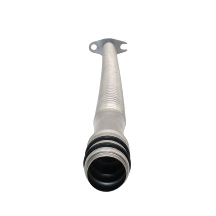 Diesel Power Source 25" Stainless Steel Flexible Turbo Oil Drain Tube Cummins 5.9L 6.7L 12V 24V ISX Turbo Drain Line Kit Universal Fit High Temperature Braided Hose Performance