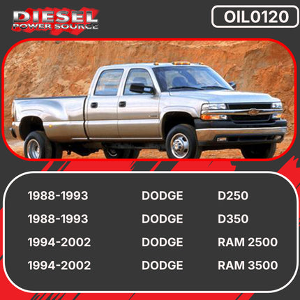 Diesel Power Source 25" Stainless Steel Flexible Turbo Oil Drain Tube Cummins 5.9L 6.7L 12V 24V ISX Turbo Drain Line Kit Universal Fit High Temperature Braided Hose Performance
