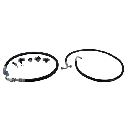 ADiesel Power Source A/C Line Relocation Kit 2010-2018 Dodge Ram 2500/3500 6.7 Cummins Diesel – Direct Fit Clearance for Compound Turbo / 2nd Gen Swap – OEM Quality Replacement Lines & Fittings