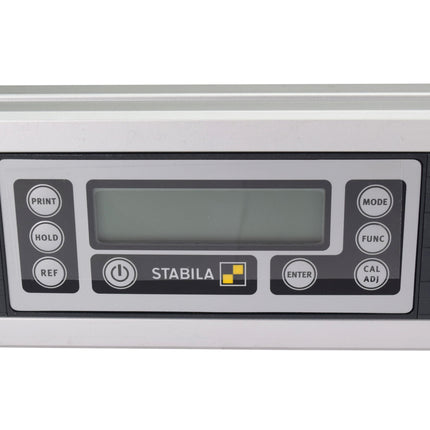 Stabila 36100 TECH 1000 DP Digital Protractor with Data Transfer - 0-360° Electronic Inclinometer, MODBUS RS485 Interface, IP65, T/V-Groove + Rare-Earth Magnet, Includes Software & Cables