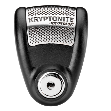 Kryptonite KryptoLok 6A Alarm Disc Lock  – Motorcycle, Scooter & E-Bike Security Lock with 120dB Anti-Theft Alarm, 6mm Hardened Locking Pin, Weather-Resistant Electronics 2 Stainless Steel Keys