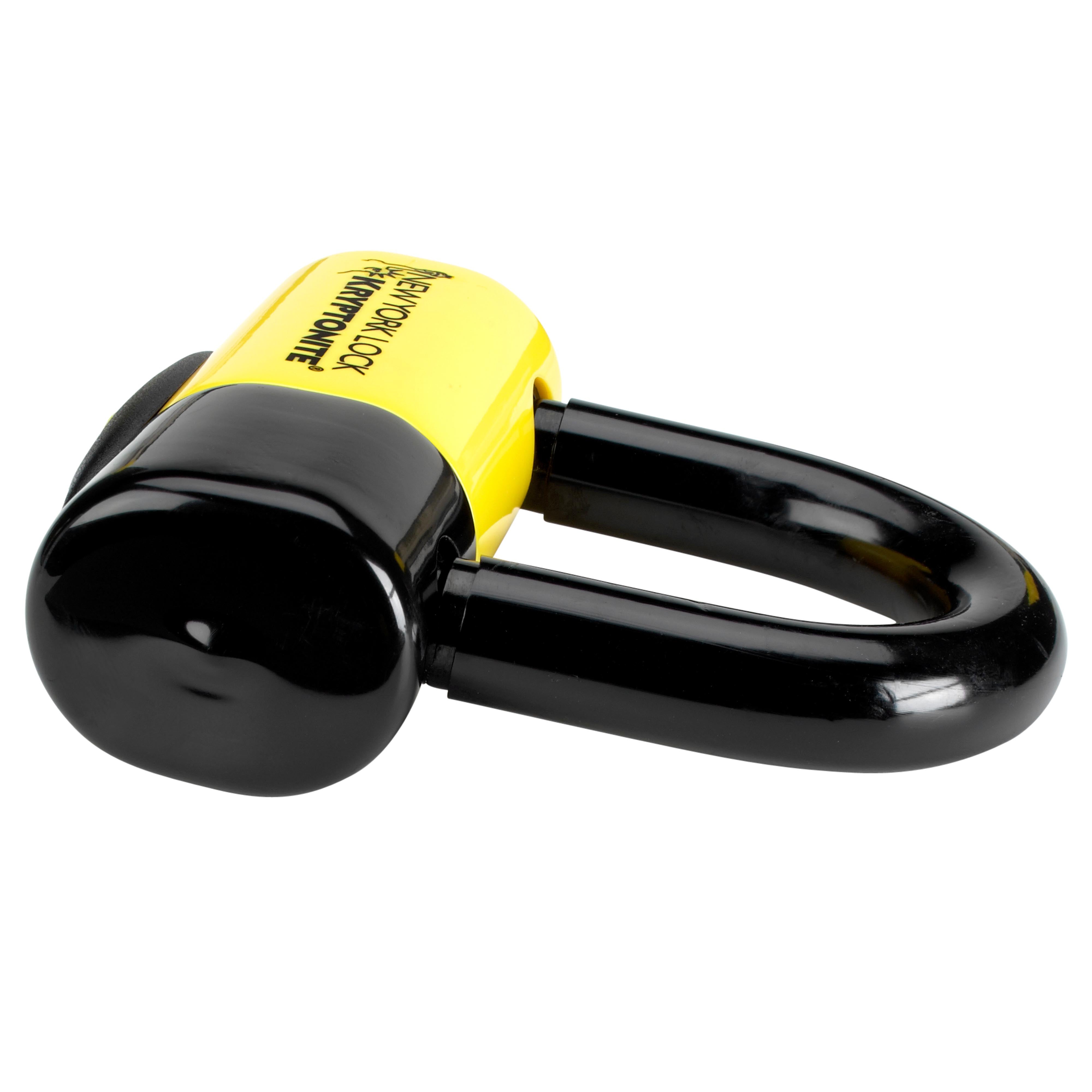 Kryptonite New York Disc Lock, 14mm Heavy Duty Yellow/Black Bike Bicycle Lock, Sold Secure Gold, High Security Anti-Theft Protection for Bicycle, E-Bike, Motorcycles, Scooters, and more