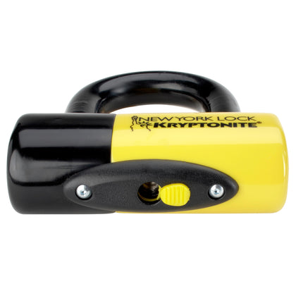 Kryptonite New York Disc Lock, 14mm Heavy Duty Yellow/Black Bike Bicycle Lock, Sold Secure Gold, High Security Anti-Theft Protection for Bicycle, E-Bike, Motorcycles, Scooters, and more