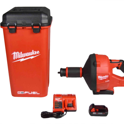 Milwaukee 2772A-21 M18 Fuel Cordless Drain Snake With Cable Drive Kit