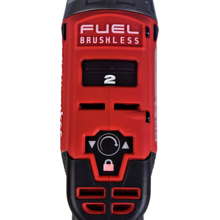 Milwaukee 2505-22 M12 FUEL 12V Brushless Installation Drill/Driver Kit – 4-in-1 Multi-Head Drill with Right Angle, Offset & 3/8" Chuck Attachments, 2 Batteries, Charger & Case