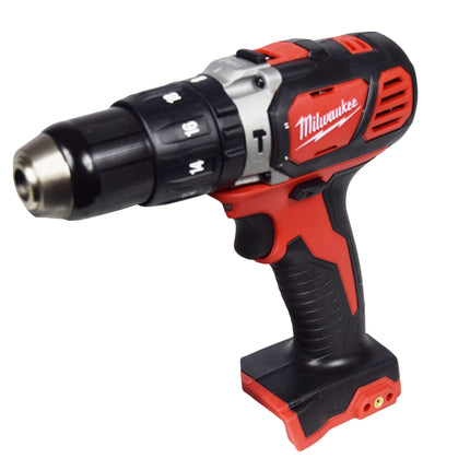 Milwaukee M18 Compact 1/2″ Hammer Drill/Driver (Tool Only) 18V Cordless Lithium-Ion, 500 in-lbs Torque, All-Metal Gear & Chuck, Redlink Intelligence, Compact Power Tool for Drilling & Hammer Drilling