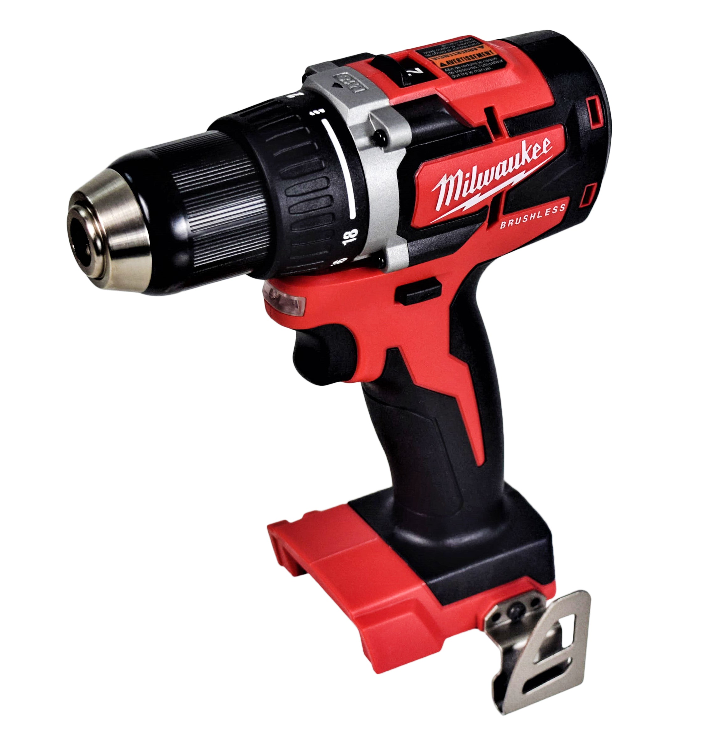 Milwaukee 2801-21P M18 18-Volt Lithium-Ion Compact Brushless Cordless 1/2 in. Drill/Driver Kit