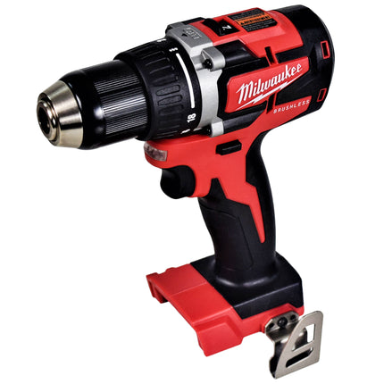 Milwaukee 2801-21P M18 18-Volt Lithium-Ion Compact Brushless Cordless 1/2 in. Drill/Driver Kit