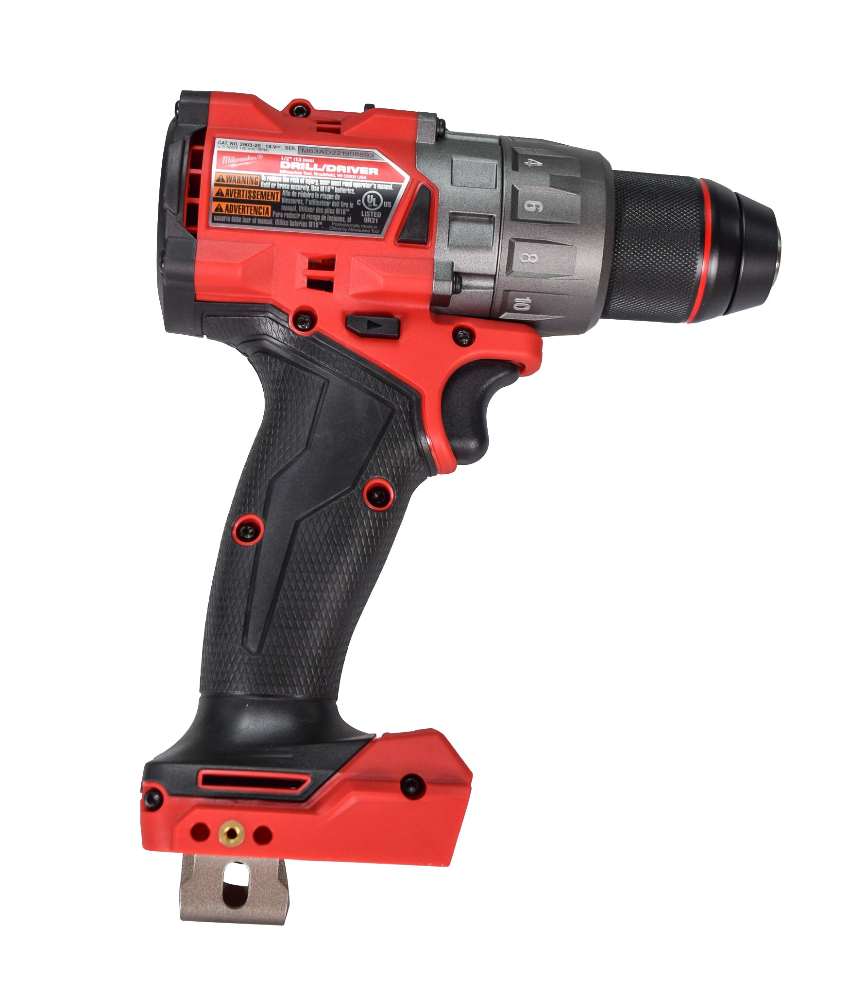 Milwaukee 2903-22 M18 18V Brushless Cordless 1/2" Drill/Driver Kit