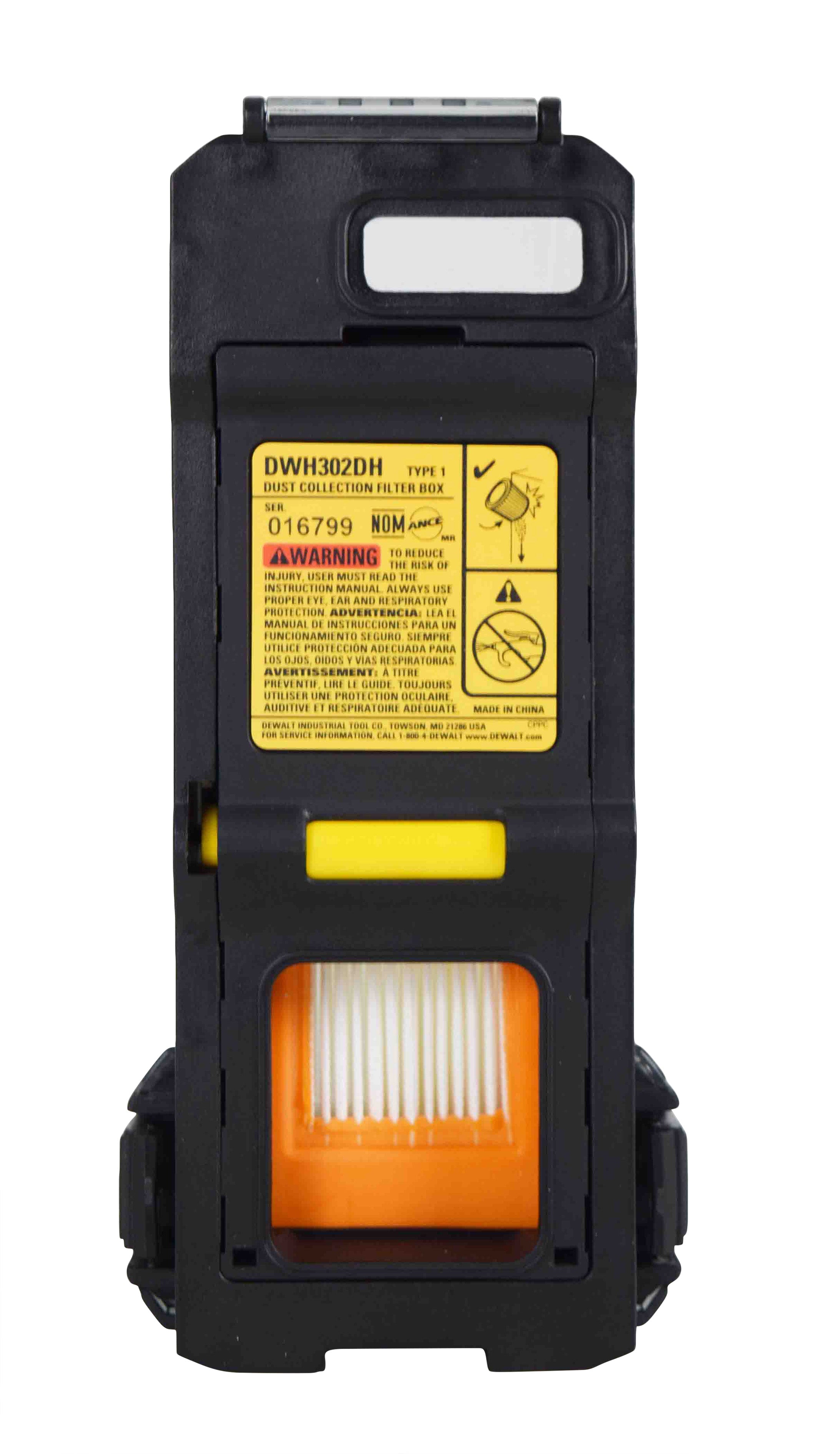 DeWalt DWH302DH Replacement Dust Extractor Dust Box for DWH303DH, DWH304DH