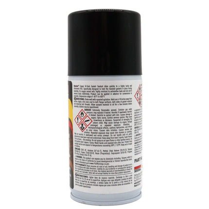 Dynatex Copper Hi-Tack Gasket Spray 9 oz Aerosol Can - Quick Dry, Holds Heavy Gaskets, Oxygen Sensor Safe, Fuel & Oil Resistant (4-Pack)