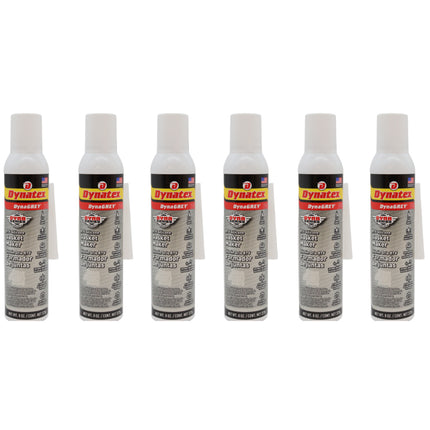 Dynatex DynaGrey RTV Silicone Gasket Maker 8oz Auto Can - 500°F High Temperature, Sensor Safe, Low Odor, and Non-Corrosive Silicone Sealing Compound Made in the USA (6-Pack)