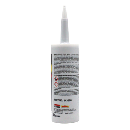 Dynatex DynaPlus Fast Cure Gasket Maker 5 fl oz Cartridge - Fast Cure, Sensor Safe, Non-Corrosive, Low Odor, Up to 500°F, Made in the USA (Single)