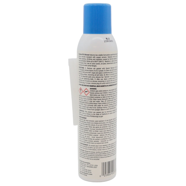 Dynatex Blue RTV Silicone Gasket Maker 8 oz Automatic Can - Oxygen Sensor Safe, OEM Specs, Gear Oil Resistant, Oil/Water Resistant, Made in the USA (8-Pack)
