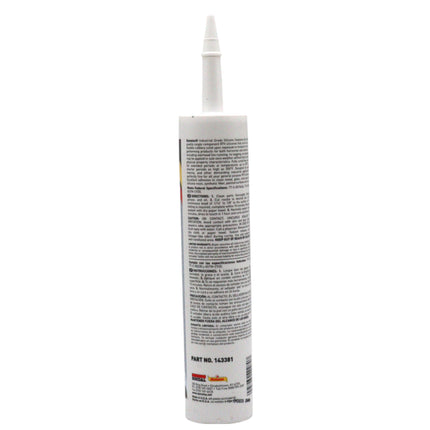 Dynatex Industrial Grade Clear Silicone Sealant 10.1 oz Caulk Tube - Tough Flexible Cure, Watertight Seal, Up to 500 Degrees F, Made in the USA (6-Pack)