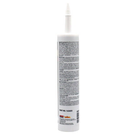 Dynatex Industrial Grade Black Silicone Sealant 10.1 oz Caulk Tube - Tough Flexible Cure, Watertight Seal, Up to 500 Degrees F, Made in the USA (Single)
