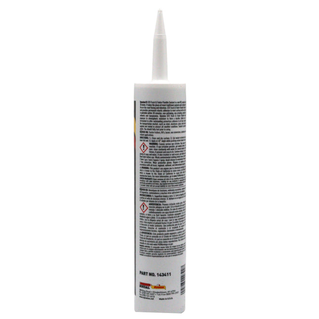 Dynatex Truck N Trailer Grey Flexible Sealant 10.1 oz Caulk Tube - Ultra Synthetic, Primerless Adhesion, All-Weather, Permanent Elastic Seal (2-Pack)