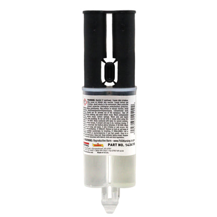 Dynatex 4 Minute Epoxy Adhesive 1 oz Twin Syringe - Rapid Cure, Clear Rigid Bond, Bonds Metal Ceramic Glass Concrete Wood, Pre-Measured (12-Pack)