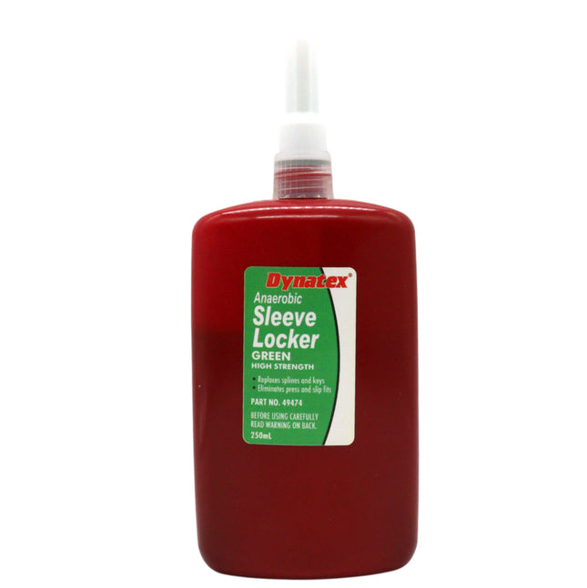 Dynatex Green High Strength Sleevelocker 8.50 oz Bottle - Anaerobic, Wicking, High Strength Retaining, Locks Cylindrical Parts (Single)