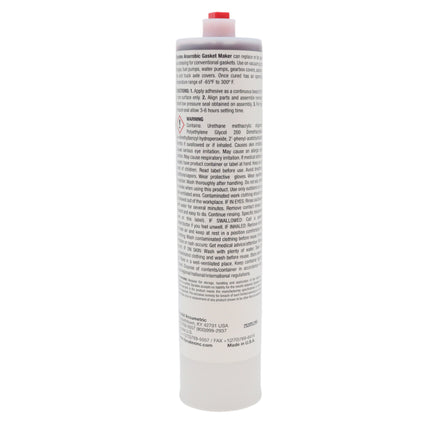 Dynatex Purple Anaerobic Gasket Maker 10.14 oz Caulk Tube - Forms Tough Flexible Gasket, Instant Low-Pressure Seal, Use With or Without Pre-Cut Gaskets (Single)