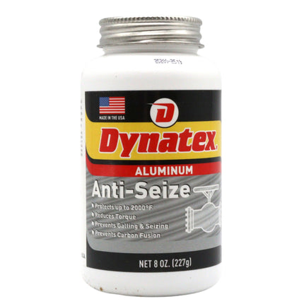 Dynatex Aluminum Anti-Seize 8 oz Can - General Purpose, Prevents Galling Seizing Corrosion, High Heat & Pressure Resistant, Aluminum & Graphite (Single)