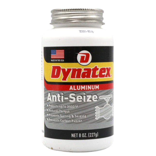 Dynatex Aluminum Anti-Seize 8 oz Can - General Purpose, Prevents Galling Seizing Corrosion, High Heat & Pressure Resistant, Aluminum & Graphite (Single)