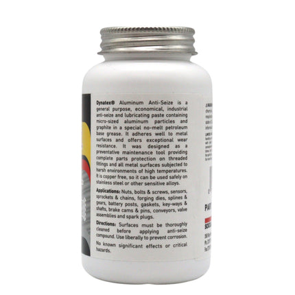 Dynatex Aluminum Anti-Seize 8 oz Can - General Purpose, Prevents Galling Seizing Corrosion, High Heat & Pressure Resistant, Aluminum & Graphite (5-Pack)