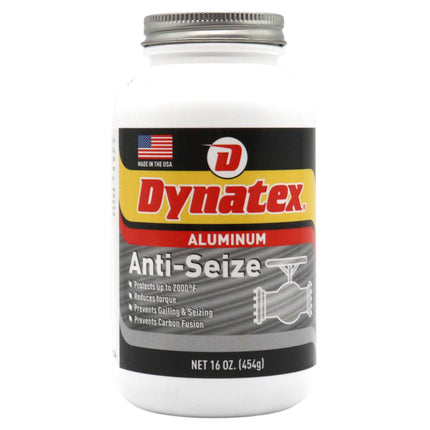 Dynatex Aluminum Anti-Seize 16 oz Can - General Purpose, Prevents Galling Seizing Corrosion, High Heat & Pressure Resistant, Aluminum & Graphite (Single)