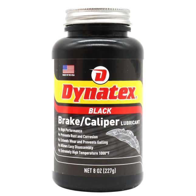 Dynatex Brake & Caliper Lubricant 8 oz Tub - High-Temp Bentone Grease, Graphite Fortified, Anti-Seize & EP Protection, Rust & Corrosion Resistant (Single)