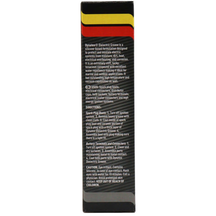 Dynatex Dielectric Grease 5 oz Tube - Silicone-Based, High Temp Vacuum & Water Resistant, Protects Electrical Connections, Non-Hardening (2-Pack)