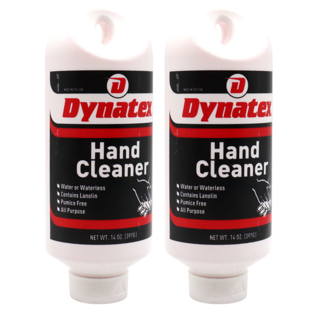 Dynatex Hand Cleaner 14 oz Tub - Gentle Waterless Formula, Removes Grease Grime Stains, Leaves Hands Clean & Conditioned (2-Pack)