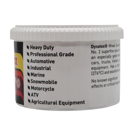 Dynatex Hi-Temp Wheel Bearing Grease 16 oz Tub - Lithium Complex NLGI #2, Dropping Point >500 Degrees F, High EP & Anti-Wear, Multi-Purpose (6-Pack)