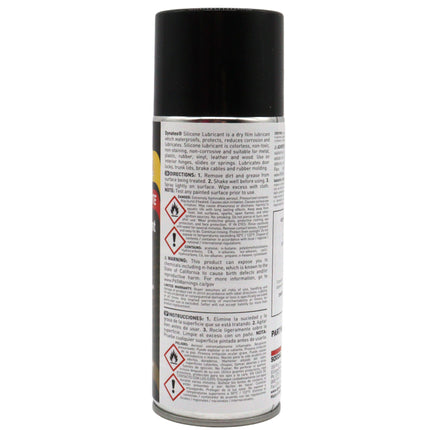 Dynatex Silicone Spray Lubricant 10.25 oz Aerosol Can - Dry Film, Waterproofs, Protects & Lubricates, Colorless Non-Toxic, Safe on Metal Plastic Rubber (3-Pack)