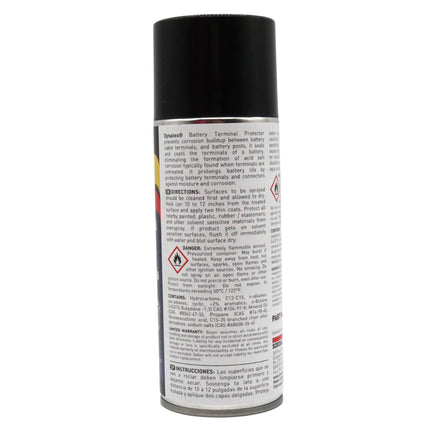 Dynatex Battery Terminal Protector 12.25 oz Aerosol Can - Prevents Corrosion, Seals & Coats Terminals, Prolongs Battery Life (4-Pack)
