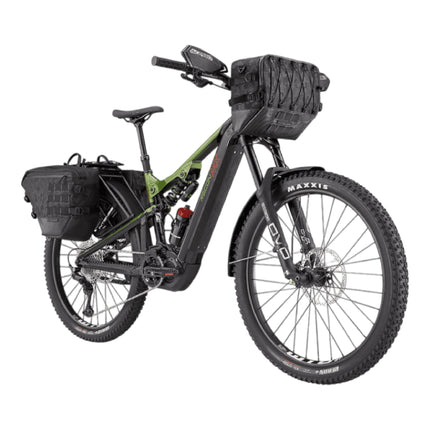 INTENSE RECON MX Adventure Adult S/M Electric Mountain Bike with Shimano Steps E7000 Motor, 11-Speed Gears, 27.5" Wheels, DVO Suspension, 504 Wh Integrated Battery, Custom Rack and Bag Set Included
