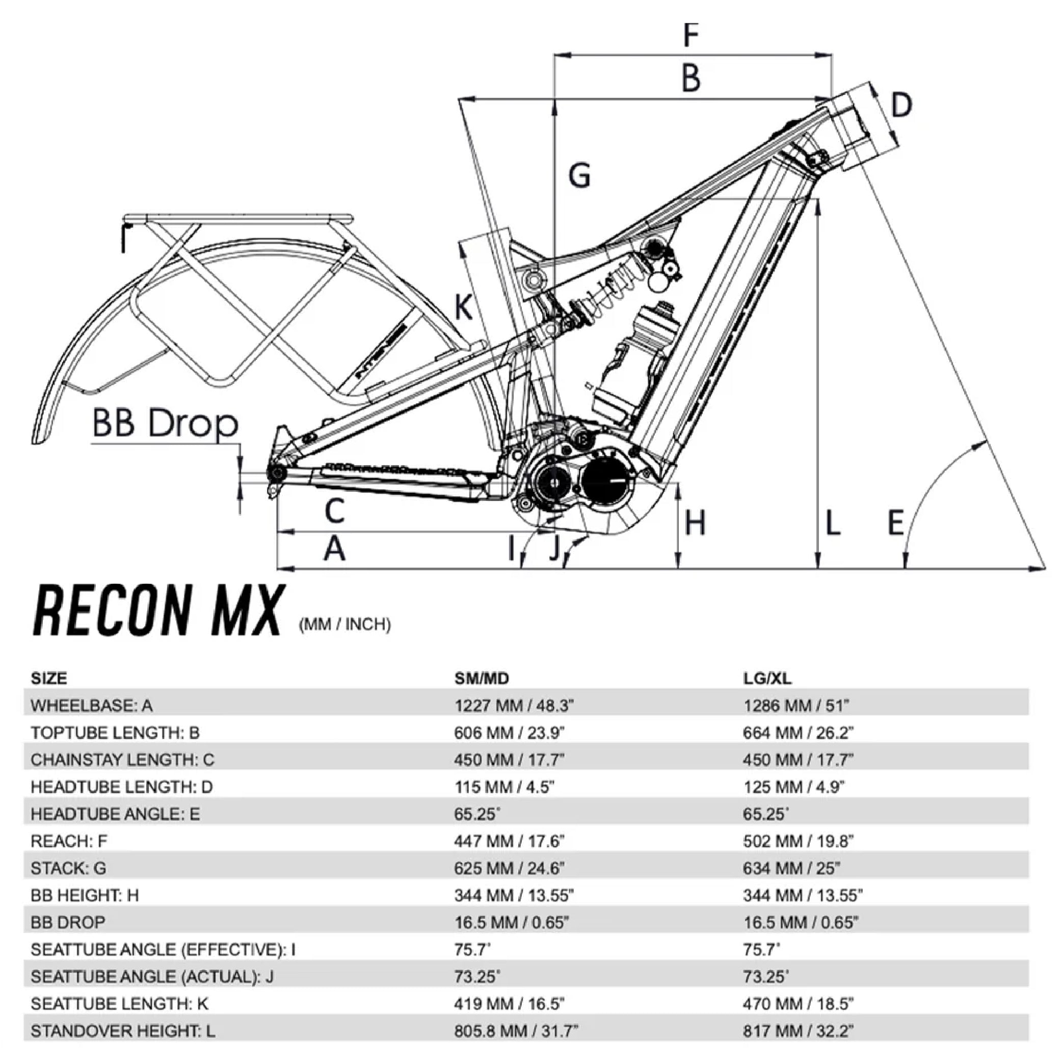 INTENSE RECON MX Adventure Adult L/XL Electric Mountain Bike with Shimano Steps E7000 Motor, 11-Speed Gears, 27.5" Wheels, DVO Suspension, 504 Wh Integrated Battery, Custom Rack and Bag Set Included