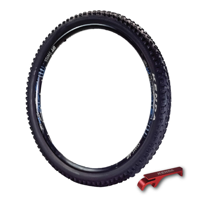 Kenda Nevegal 2 Pro K1211 27.5x2.40 Mountain Bike Tire with an Aggressive Tread for Hard Pack & Loose Terrain, All-Mountain/Downhill/Enduro Bikes, Up to 30mph, w/Keychain