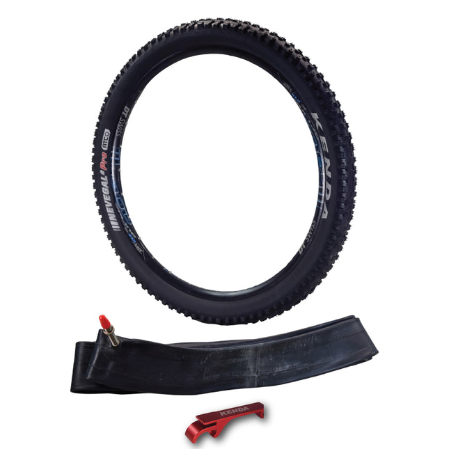Kenda Nevegal 2 Pro K1211 29x2.40 & 29x2.40–2.80 MTB Bicycle Tires & Tubes – Aggressive Tread for Hard Pack & Loose Terrain, All-Mountain/Downhill/Enduro Bikes, Up to 30mph, w/Keychain
