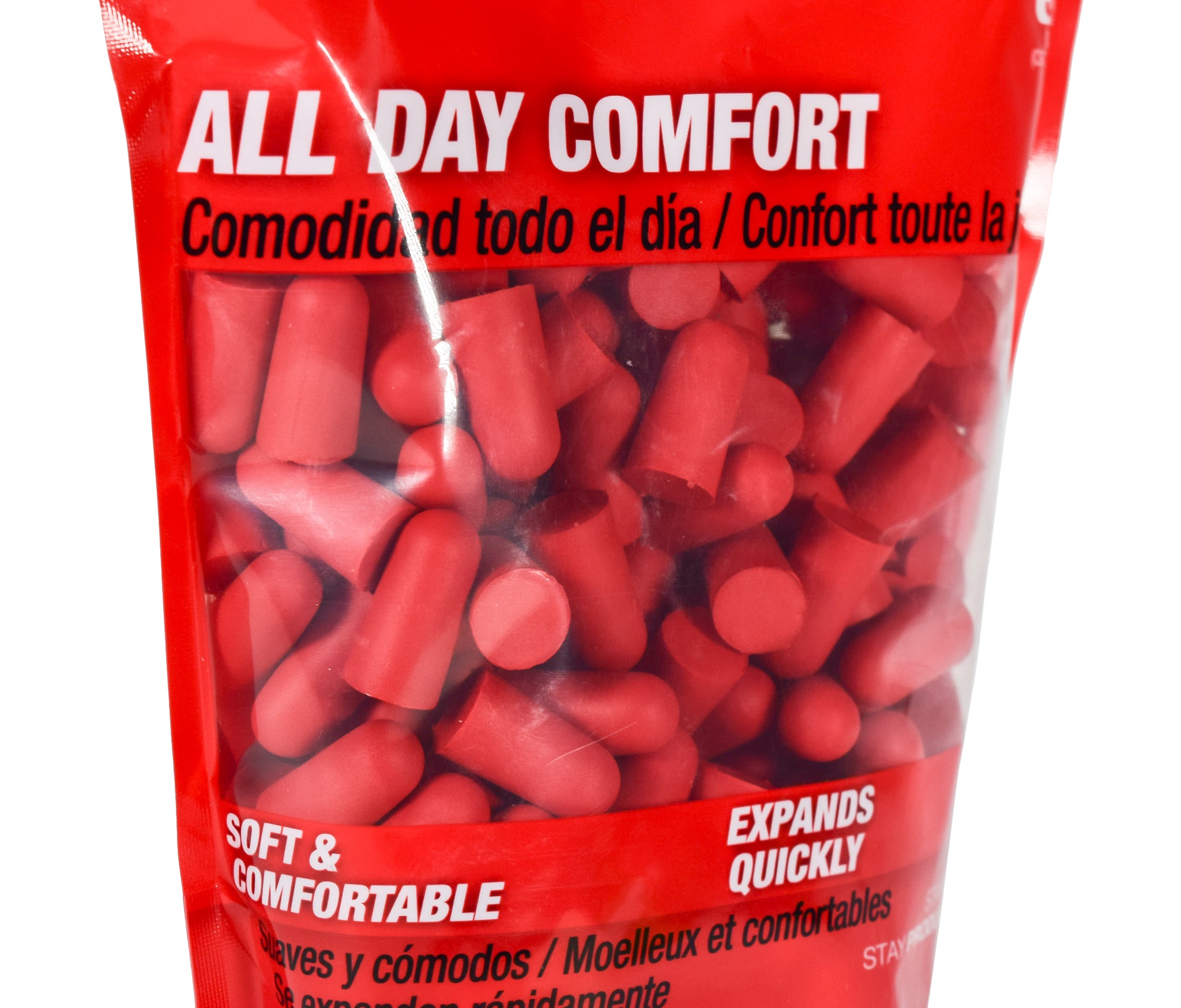 Milwaukee 48-73-3005 Red Disposable Earplugs with 32 dB Noise Reduction Rating - pack of 100