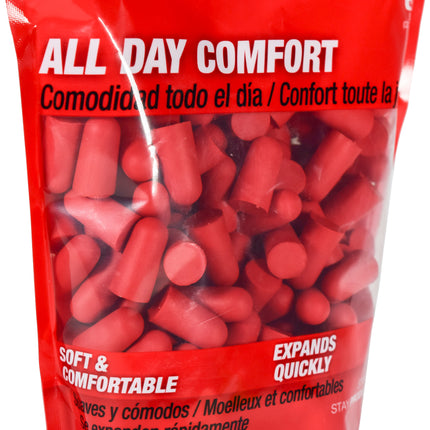 Milwaukee 48-73-3005 Red Disposable Earplugs with 32 dB Noise Reduction Rating - pack of 100