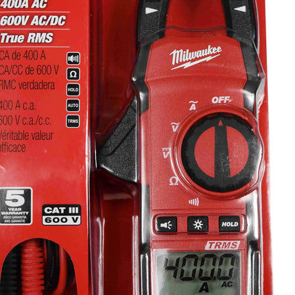 Milwaukee 2235-20 Heavy Duty 400 Amp True-RMS Digital Clamp Meter