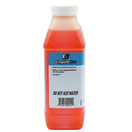 Engine Ice Hi-Performance SXS/ATV Coolant & Antifreeze, Orange, 0.5 Gallon - Optimal Cooling, Phosphate Free, Ready-to-Use for UTVs & ATVs