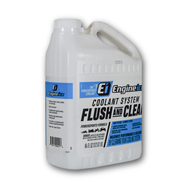 Engine Ice Coolant System Flush and Clean - 0.5 Gallon Enhances Cooling Efficiency & Improves Engine Performance in Bikes, Cars, ATVs, & More (4 Pack)