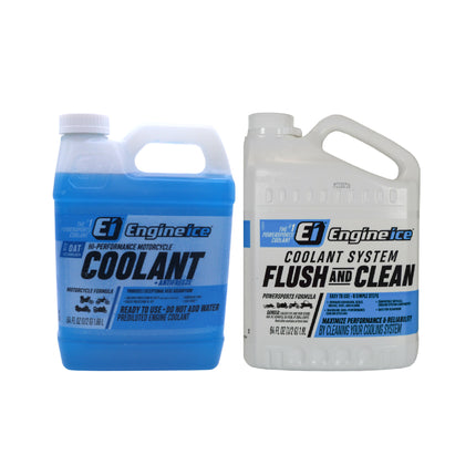 Engine Ice Coolant & Flush and Clean