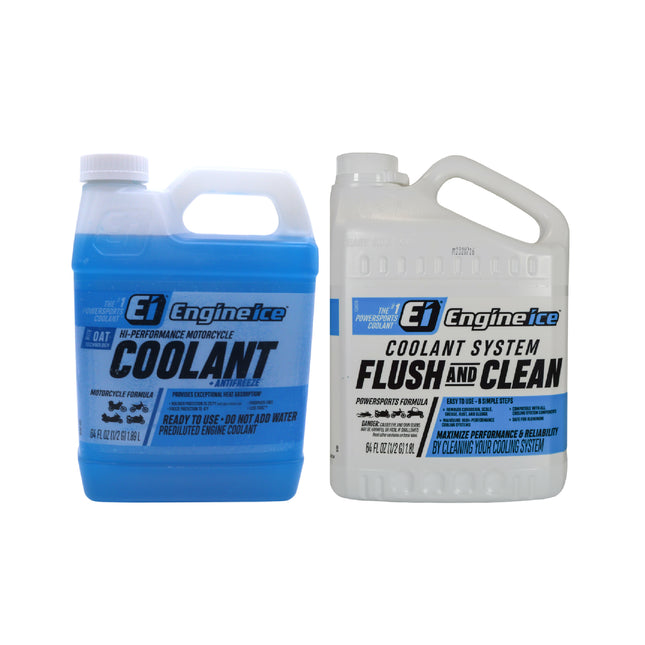 Engine Ice Coolant & Flush and Clean