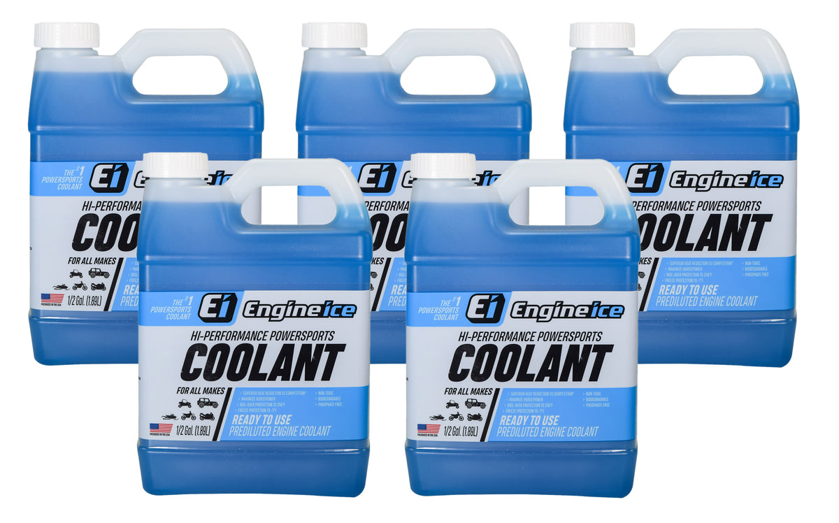 Engine Ice TYDS008-03 High Performance Coolant, 0.5 gallon, 5 Pack